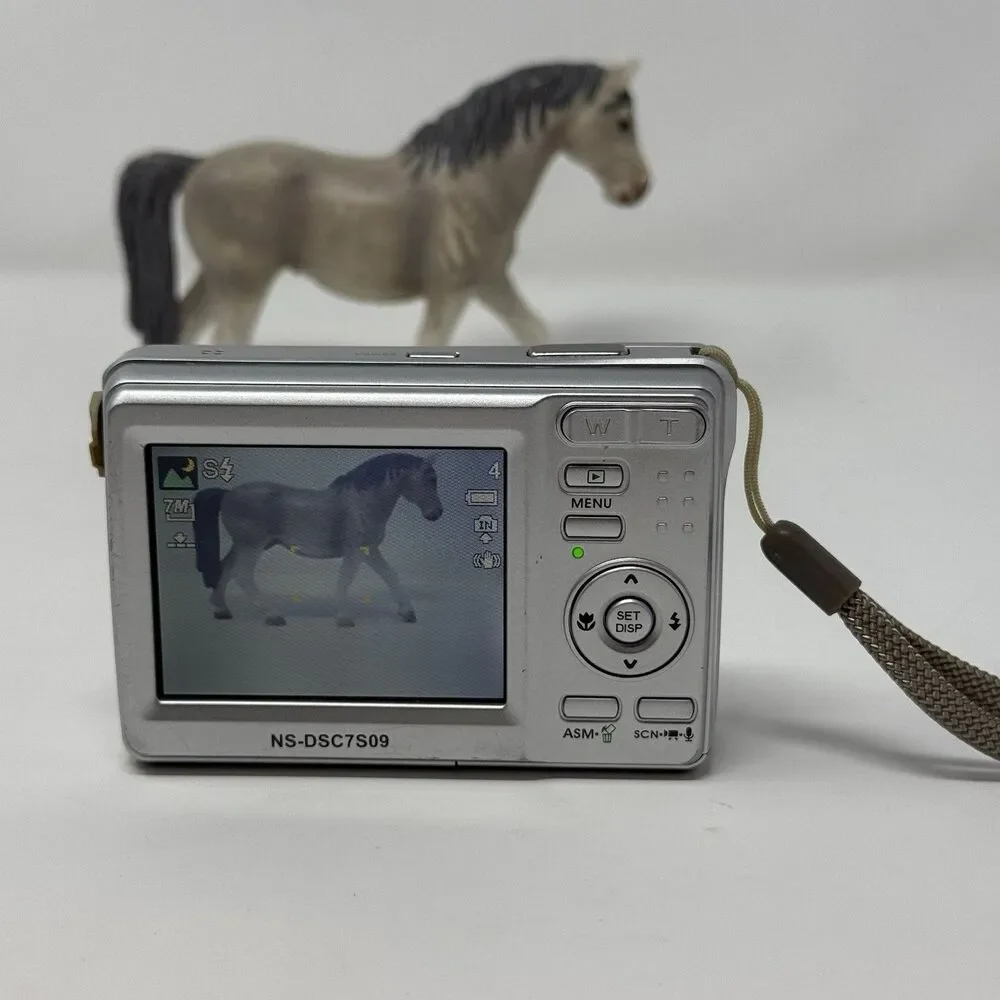 Insignia NS-DSC7S09 7.0MP Digital Camera Silver - Tested Working